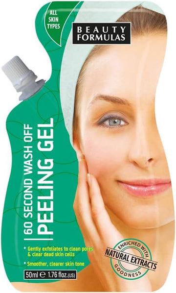 Beauty Formulas 60 Second Wash Off Peeling Gel 50Ml