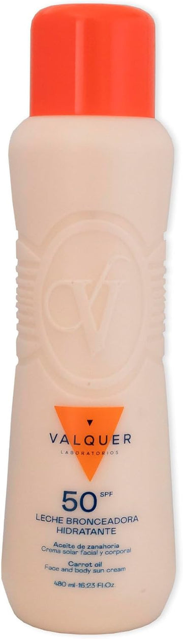 Leche Hidratante Bronceadora Facial Y Corp Con Aceite De Zanahoria Spf 50 500 Ml