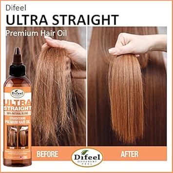 Difeel 99% Natural Premium Ultra Straight Hair Oil 8 oz : Beauty & Personal Care