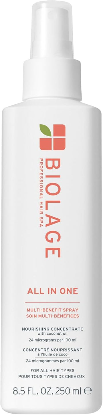 Biolage All-In-One Multi-Benefit Spray, Weightless Nourishment, Enriched With Coconut Oil, For All Hair Types, 250Ml