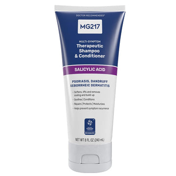 Mg217 Psoriasis Scalp Solutions, Shampoo + Conditioner, 8 Ounce (5603)