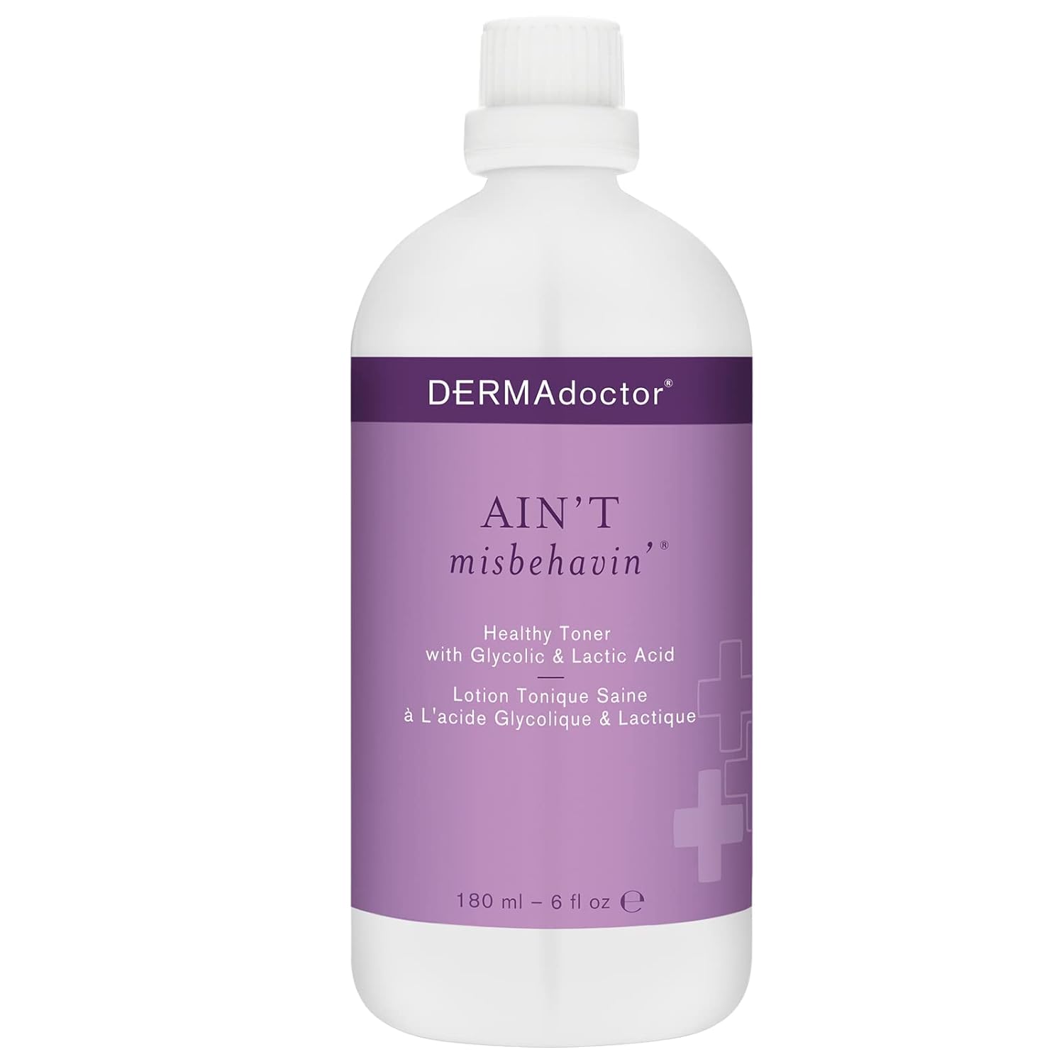 Dermadoctor Ain'T Misbehavin' Healthy Toner With Glycolic & Lactic Acid, 6 Fl Oz