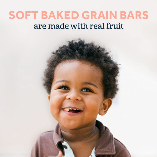 Gerber Snacks for Toddler Soft Baked Grain Bars, Apple Cinnamon, 5.5 Ounce (Pack of 8)