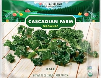 Cascadian Farm Organic Kale, Non-GMO, Frozen Vegetables, 10 oz