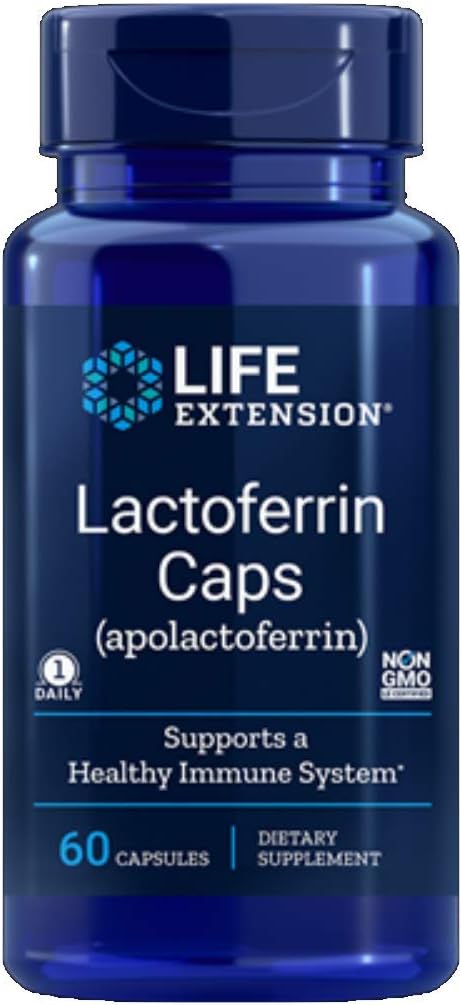 Life Extension Lactoferrin (apolactoferrin) 300 Mgs, 60 capsules (60 (Pack of 2))