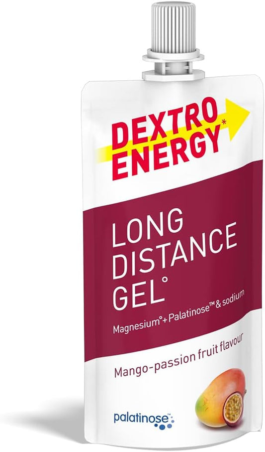 Dextro Energy Long Distance Gel Wild Berry | Fast And Long-Lasting Energy Supply | Developed For Intensive, Long Endurance Exercise | Easy To Consume Continuous Carbohydrates | Pack Of 12