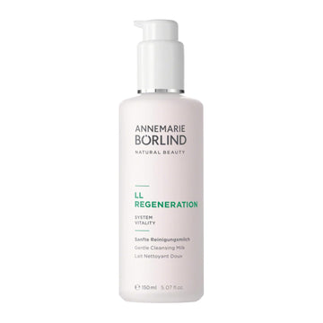 Annemarie Börlind – Ll Regeneration Cleansing Milk – Sustainably Sourced Natural 2In1 Facial Cleanser & Make-Up Remover To Remove Impurities On Skin – Step 1 Of 5 - 5 Oz