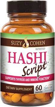 Script Essentials Hashiscript Thyroid And Immune Support Formula With Catalase And Glutathione - By Suzy Cohen