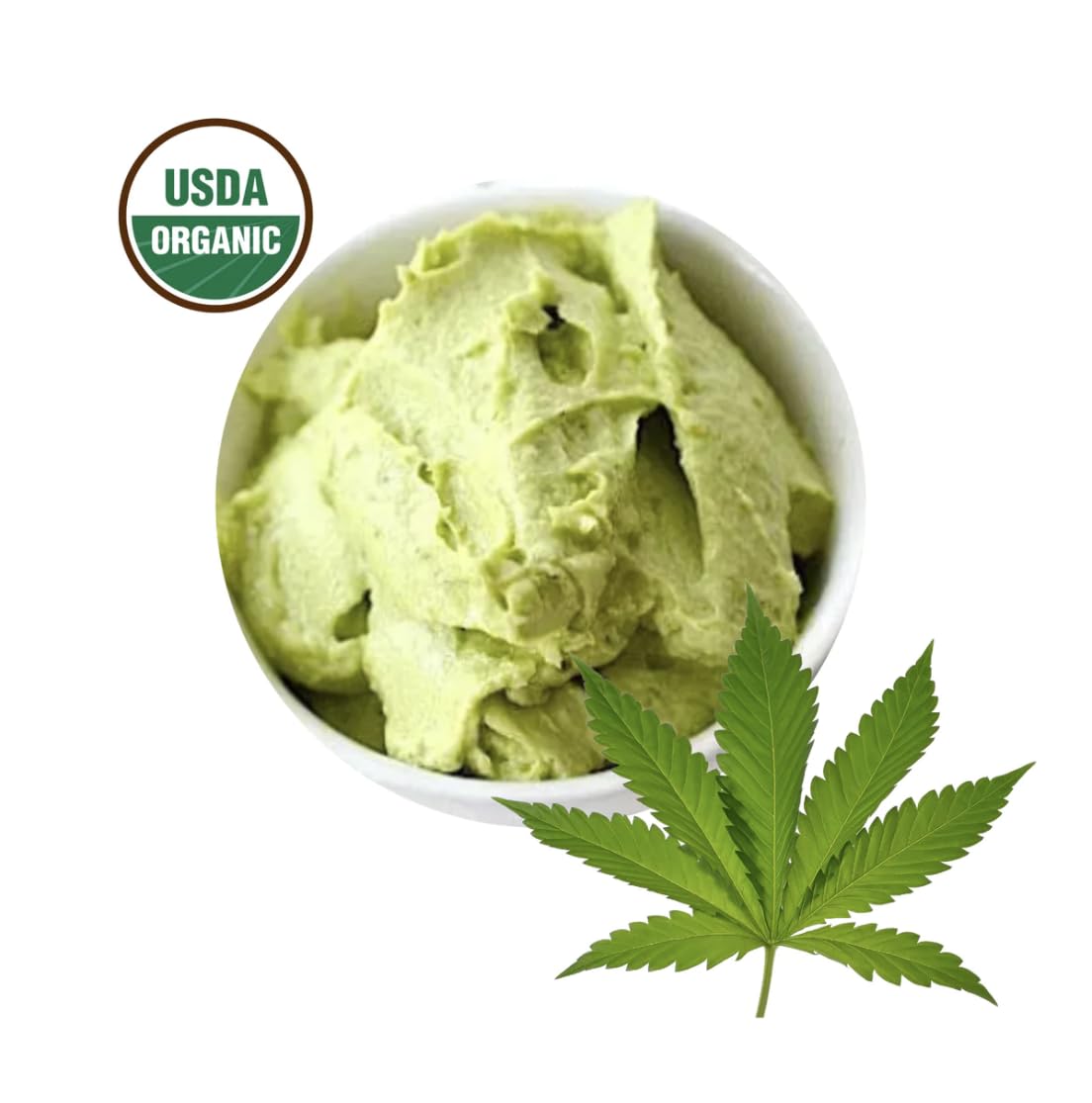 SULU ORGANICS Pure USDA Organic Unrefined Cold Pressed Hemp Seed Butter- 2lbs : Beauty & Personal Care