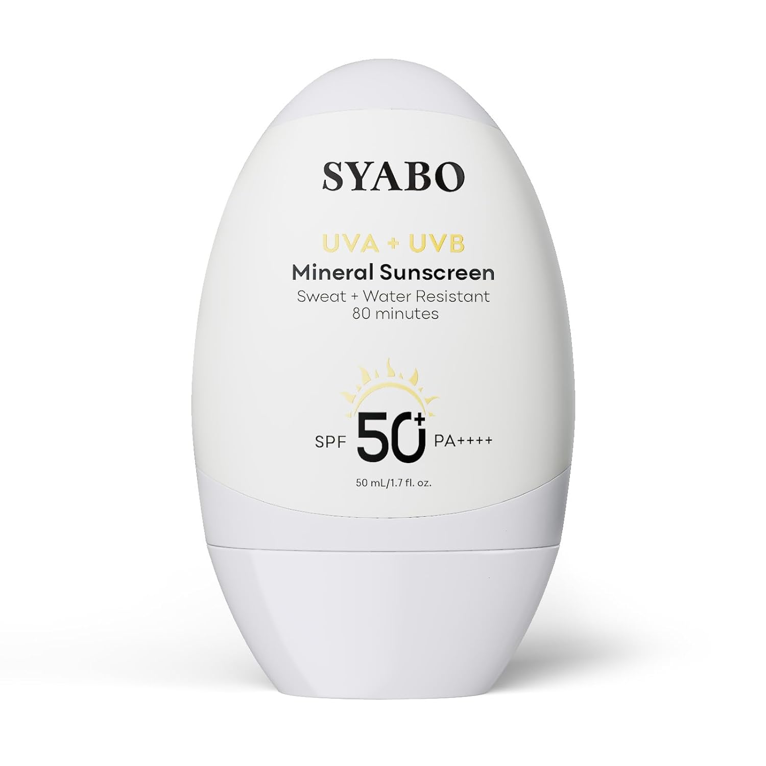 Mineral Sunscreen, Spf 50+ Sunscreen Lotion With Zinc Oxide, Sunscreen For Face And Body, Calms Sensitive Skin And All Skin Types, Broad Spectrum Uva/Uvb Sun Protection, 1.7 Fl Oz