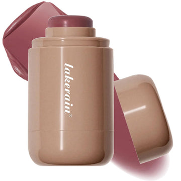 Cream Blush Stick, Natural-Looking Matte Finish Makeup Blush Stick, Hydrating Long Lasting Lightweight Blendable Blush For Cheeks (#5 Soft Mauve, 1 Pc)