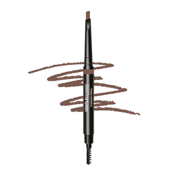 Men'S Brow Pencil - 2-In-1 Brow Brush & Lead Pencil - Shape, Define & Fill In Eyebrows - Ultra-Thin - Long-Lasting Color - Vegan - Light Brown