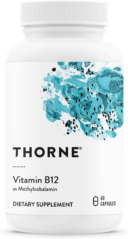 Thorne 5-Mthf & Vitamin B12 Bundle - Cardiovascular & Nerve Support - 60 Servings