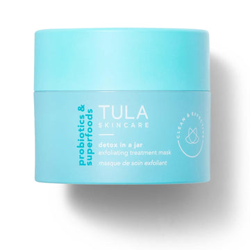 Tula Skin Care Detox In A Jar - Exfoliating Treatment Mask With Hydrating Vitamin E, Soybean Oil And Bentonite Clay, 1.7 Oz