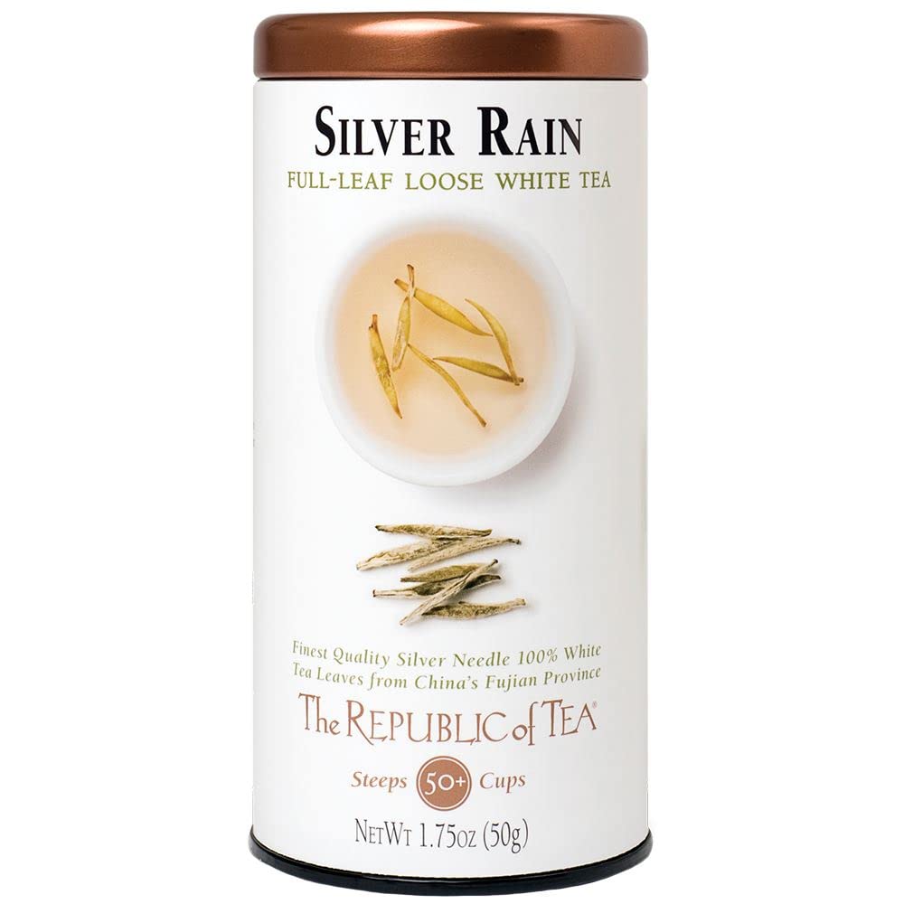 The Republic Of Tea Silver Rain Full-Leaf White Tea (1.75 Oz)