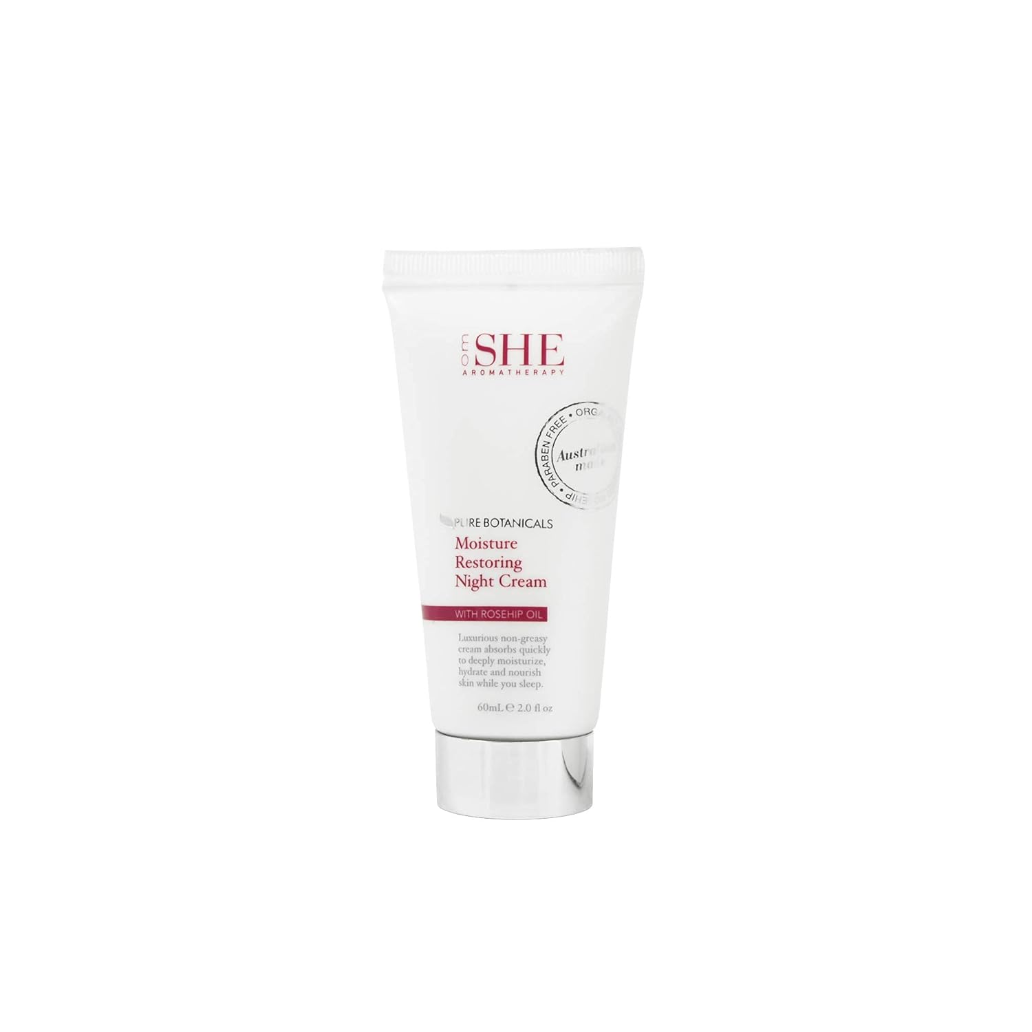 Om She Aromatherapy Rosehip Oil Moisture Restoring Night Cream : Health & Household