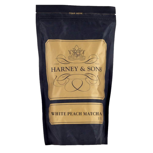 Harney & Sons White Peach Matcha | 16 Oz Loose Leaf Tea