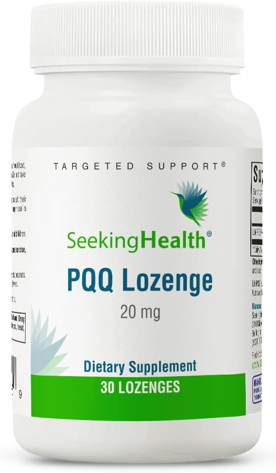 Seeking Health Pqq, 20 Mg Pyrroloquinoline Quinone (Pqq) Per Lozenge,
