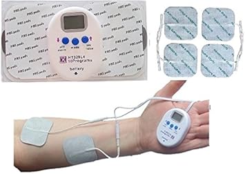 Mini Wireless Tens Machine & Leads & 4 Tens Pads & Mini Stud Pad