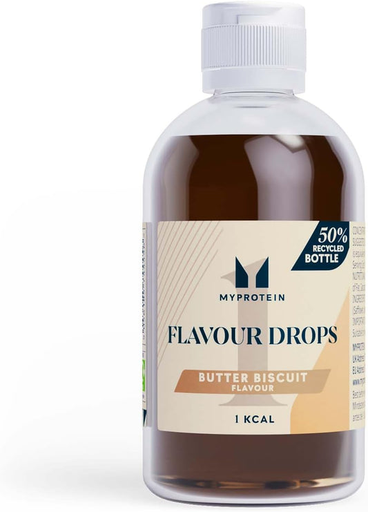 MyProtein FlavDrops – Butter Biscuit, 50ml | Zero-Calorie Flavor Drops for Protein Shakes, Smoothies, and Meal Replacements : Amazon.co.uk: Health & Personal Care