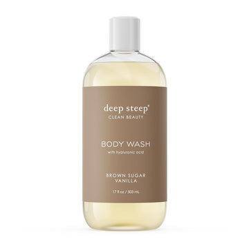 Deep Steep Body Wash, Lavender Chamomile, 17 Oz – Hydrating Shower Gel With Hyaluronic Acid, Shea Butter, Aloe Vera & Argan Oil – Vegan, Clean Beauty, Clean & Refreshed Skin