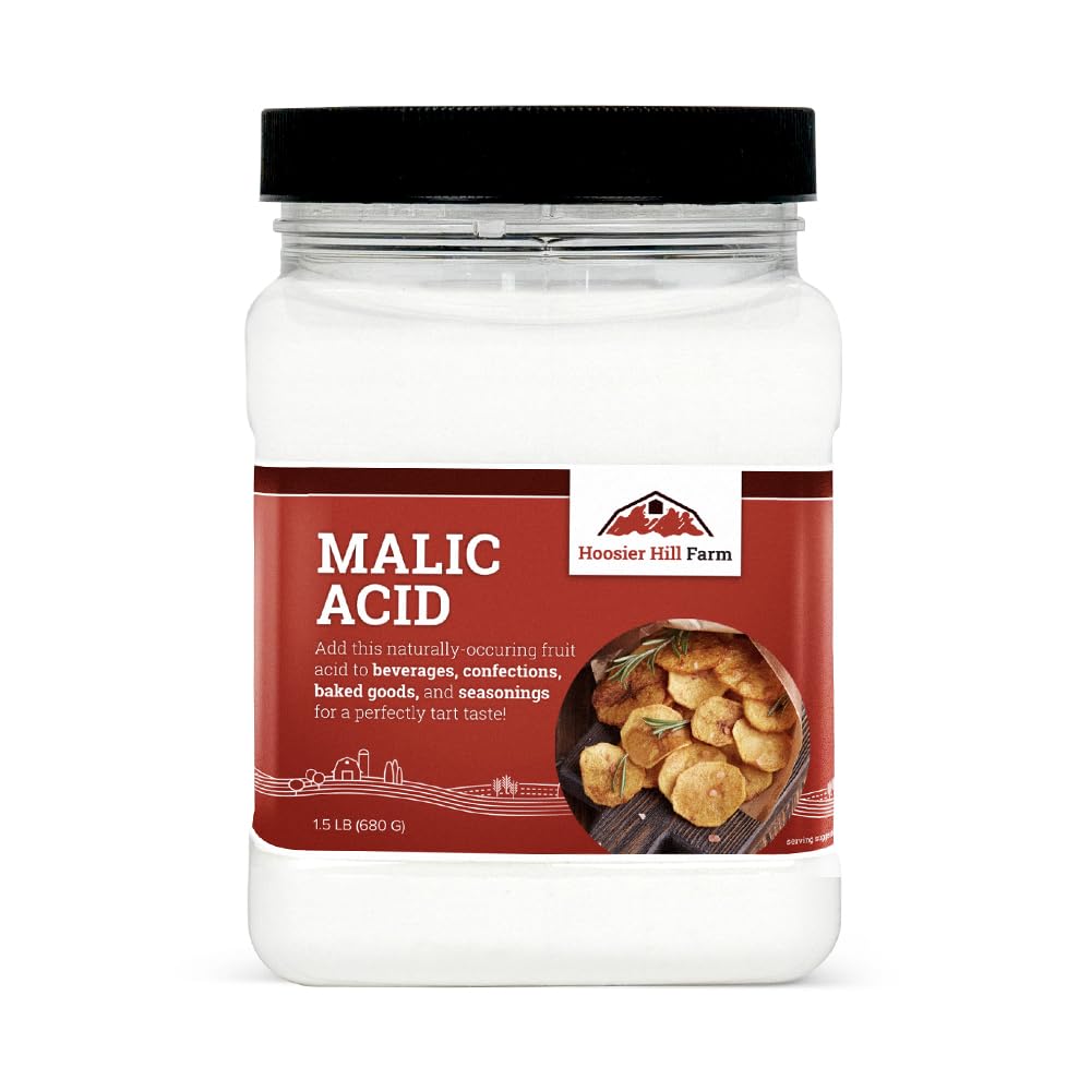 Hoosier Hill Farm Food Grade Malic Acid, 1.5Lb (Pack Of 1)