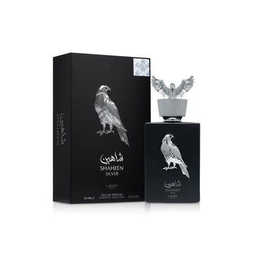 Lattafa Perfumes For Unisex 2 Piece Eau De Parfum Gift Set (Bade'E Al Oud Oud For Glory + Ejaazi Intensive Silver) 3.4 Ounce/100 Ml Each