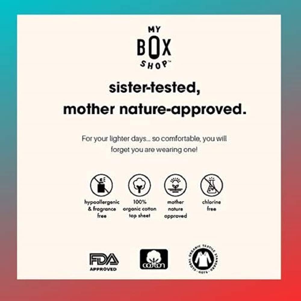 MYBOXSHOP Organic Tampons - 100% Pure Organic Cotton Tampons with BPA-Free Applicator. Non-Toxic, Unscented, Hypoallergenic, Chlorine Free, Natural Tampons. Regular Absorbency, 48 Count (3 Boxes) : Health & Household