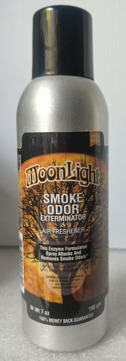 Smoke Odor Exterminator 198 gm/ 7 oz Large Spray Hippie Love Set of Four Cans. Assortment (4) Includes Hippie Love, Wake N Bake, Moonlight & Rasta Love