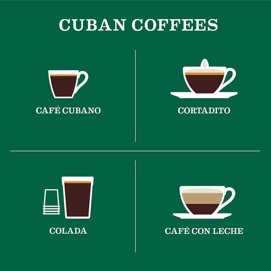 Cafe La Llave Whole Bean Espresso Coffee, Premium Dark Roast, 32 Oz Bags (Pack Of 2) - Rich Cuban-Style Blend