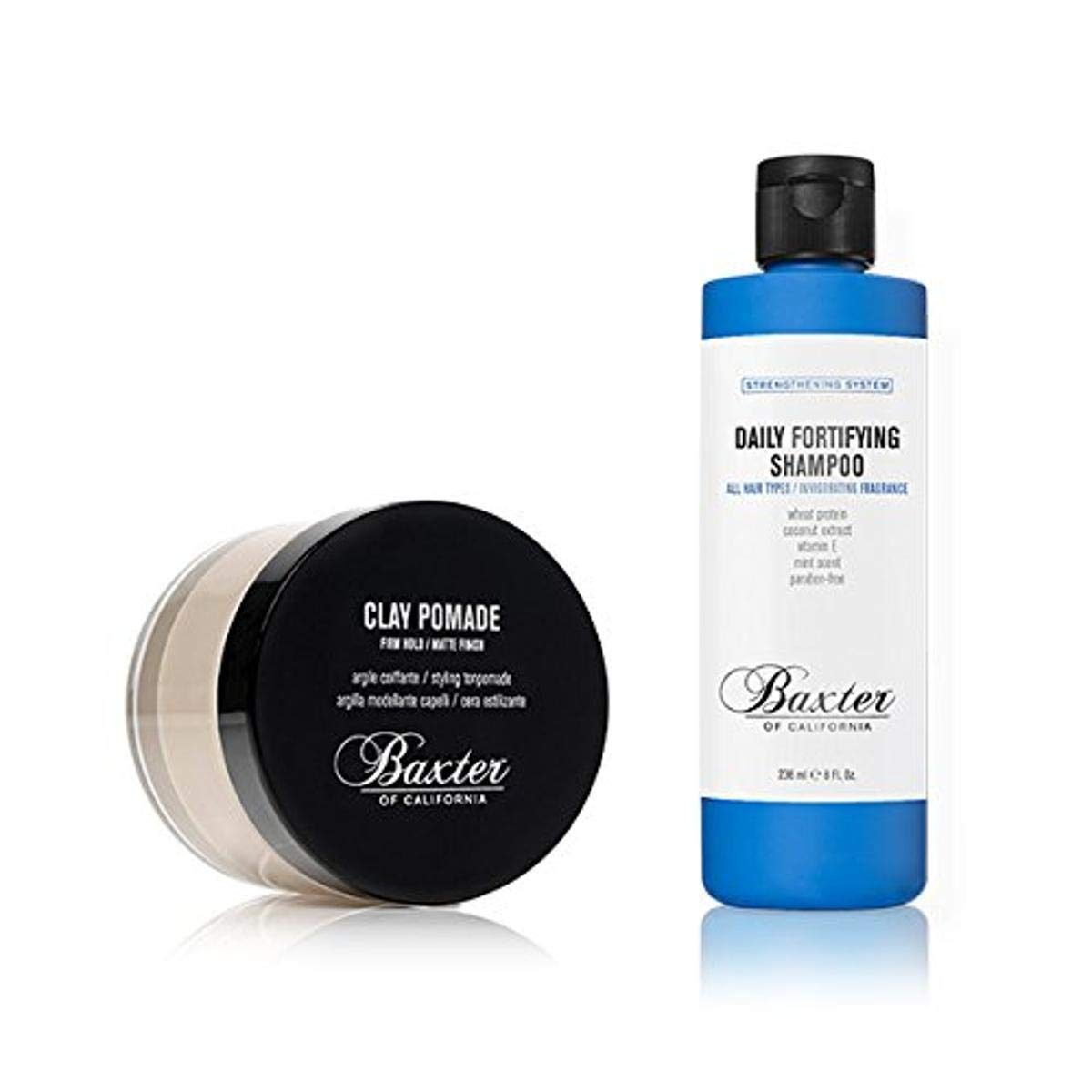 Baxter of California Clay Pomade and Shampoo set : Beauty & Personal Care