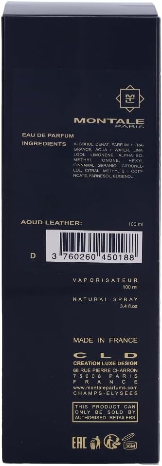 Montale Aoud Leather 100Ml Edp Spray, (Pack Of 1)