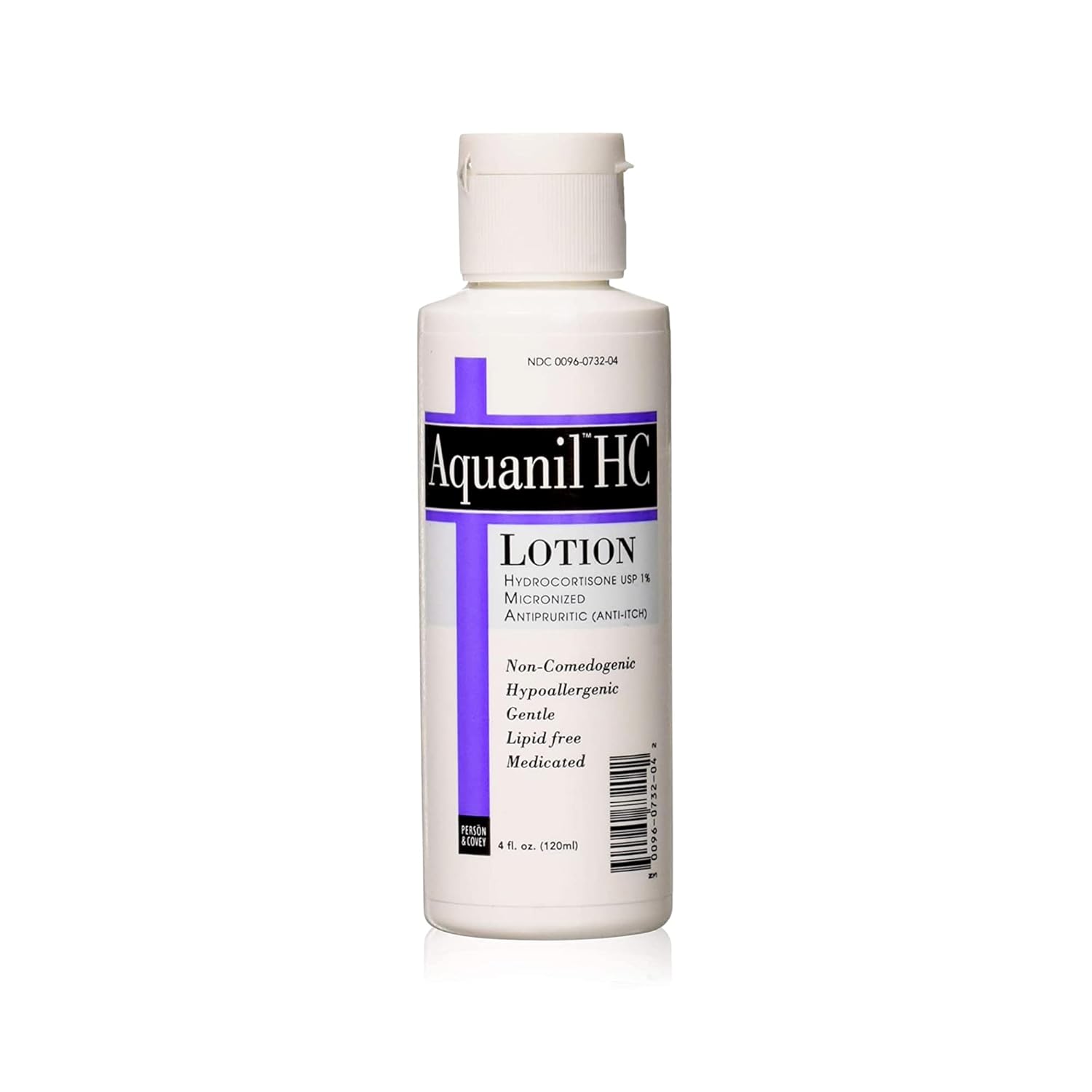 Aquanil Hc Lotion, Calming Body Lotion, Anti-Itch Formula, Ideal For All Skin Types - Without Artificial Fragrance