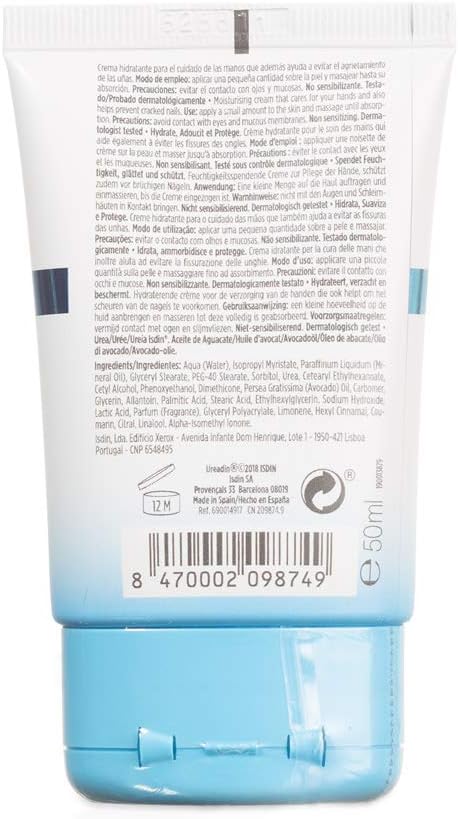 ISDIN Ureadin Hand Cream PROTECT (50ml) | Moisturizes, Softens & Protects