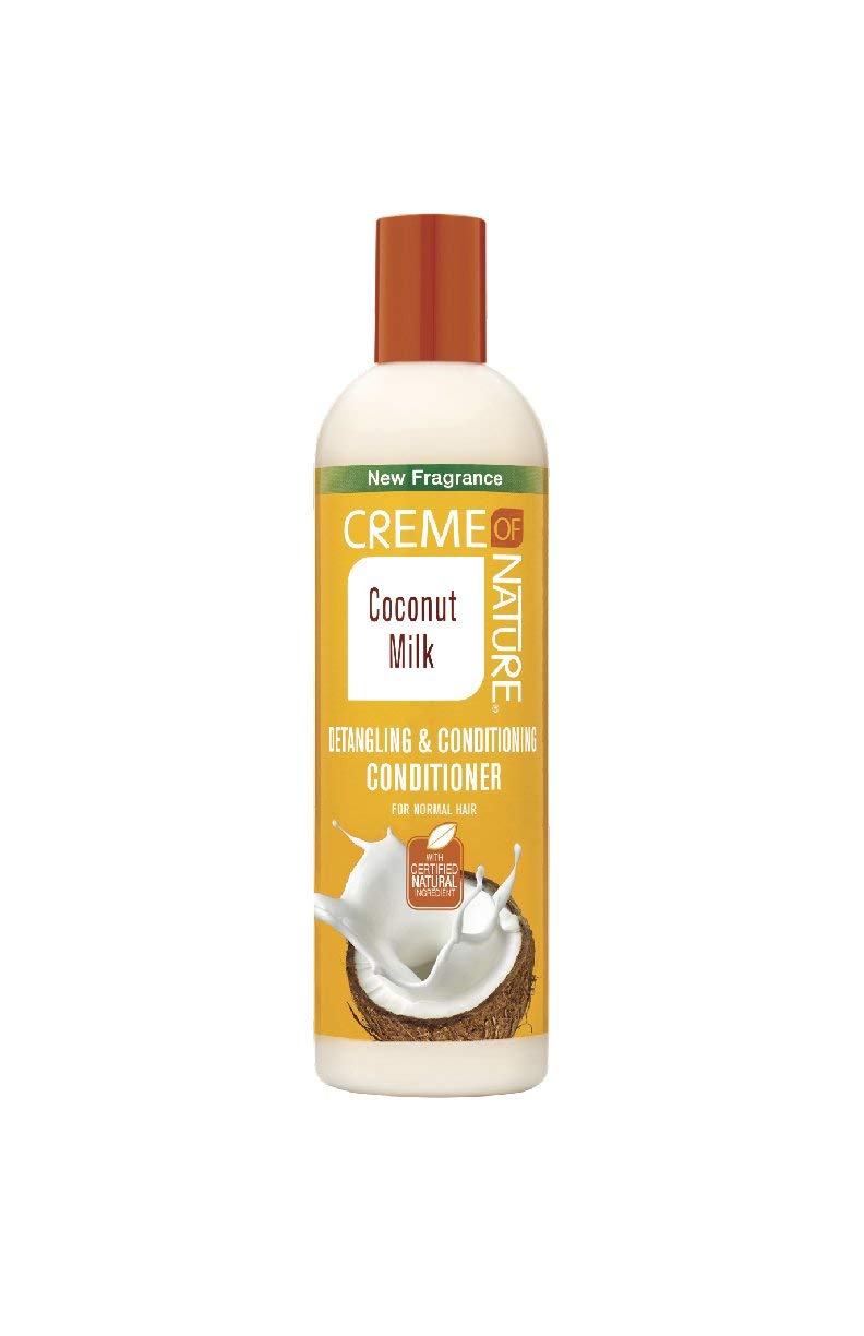 Creme of Nature Conditioner With Coconut Milk, Detangling And Conditioning Formula For Normal Hair, 12 Fl Oz (Pack of 1) : Beauty & Personal Care