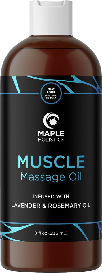 Sore Muscle Massage Oil for Body - Relaxing Massage Oil for Massage Th