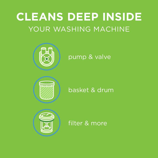 Affresh Washing Machine Cleaner, Cleans Front Load And Top Load Washers, Including He, 6 Tablets