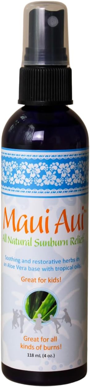 Nature'S Rite Maui Aui Spray, Aloe Vera For Sun Burn Relief, 4Oz All Natural