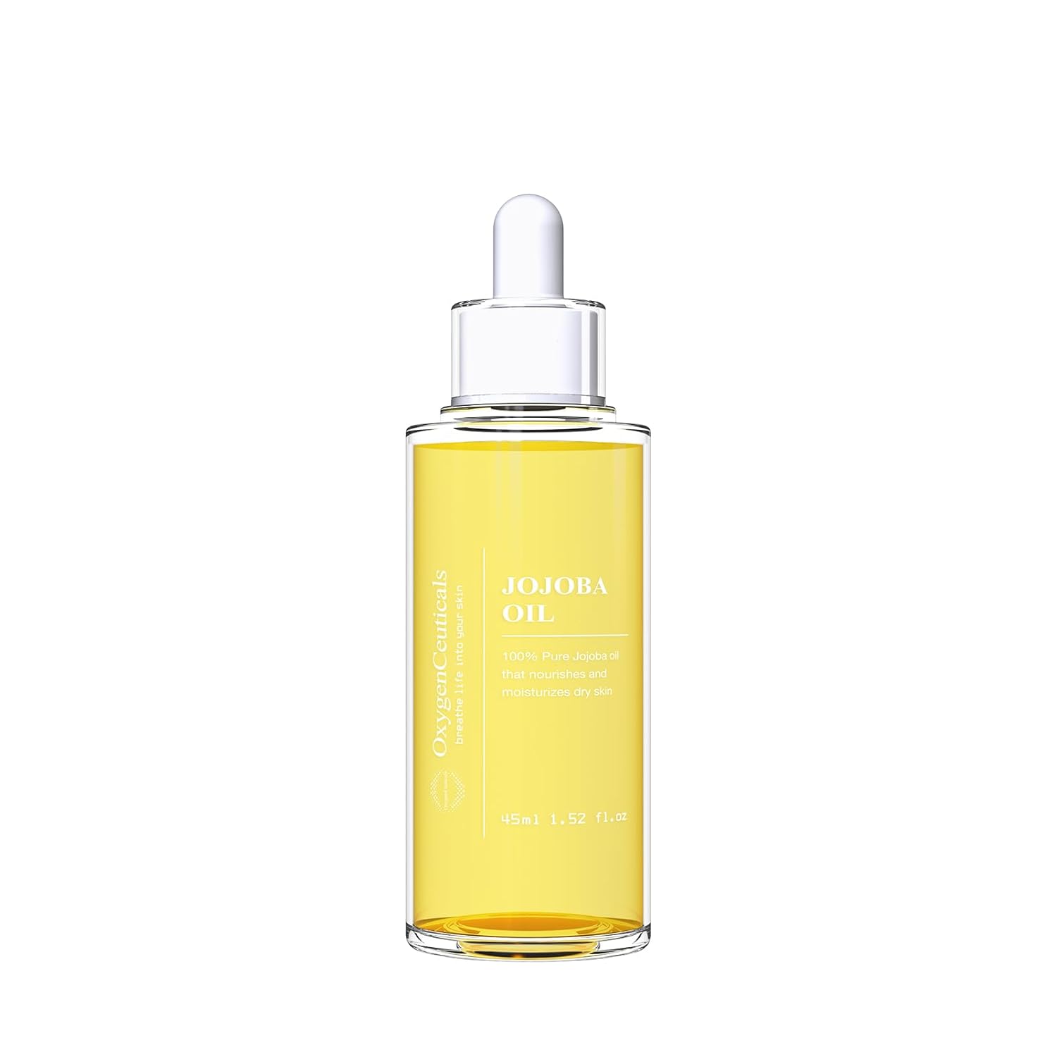 Jojoba Oil 45Ml (1.5 Fl Oz) – Unrefined & Cold-Pressed Face And Body Oil For Professional Skin Care, 100% Pure Golden Jojoba Oil From Argentina