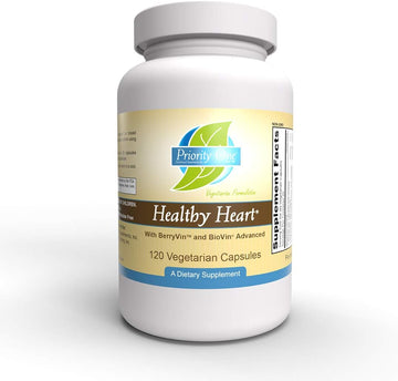Priority One Vitamins Healthy Heart 120 Vegetarian Capsules - Supporting a Healthy Cardiovascular System