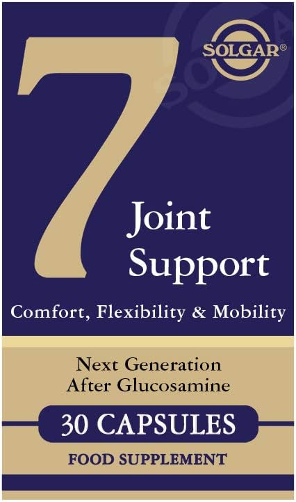 Solgar No. 7 - Joint Support And Comfort - 30 Vegetarian Capsules - Increased Mobility & Flexibility - Gluten-Free, Dairy-Free, Non-Gmo - 30 Servings