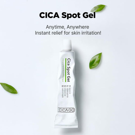 Cicago Cica Spot Gel, Soothing Gel For Sensitive & Irritated Skin, Fast-Acting Relief, Centella Asiatica, Madecassoside, Korean Skin Care (0.88 Oz, 25G)