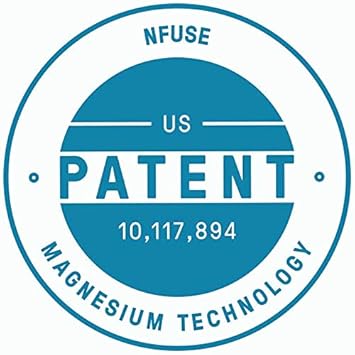 Nfuse Natural Magnesium Roll-On Deodorant - Patented Magnesium Delivery Technology - Fragrance Free - Aluminum Free - Unscented: Calm + Replenish