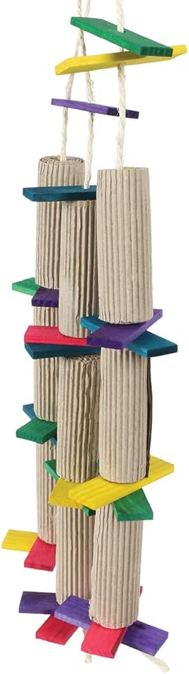 Triple Shredding Tower Parrot Toy