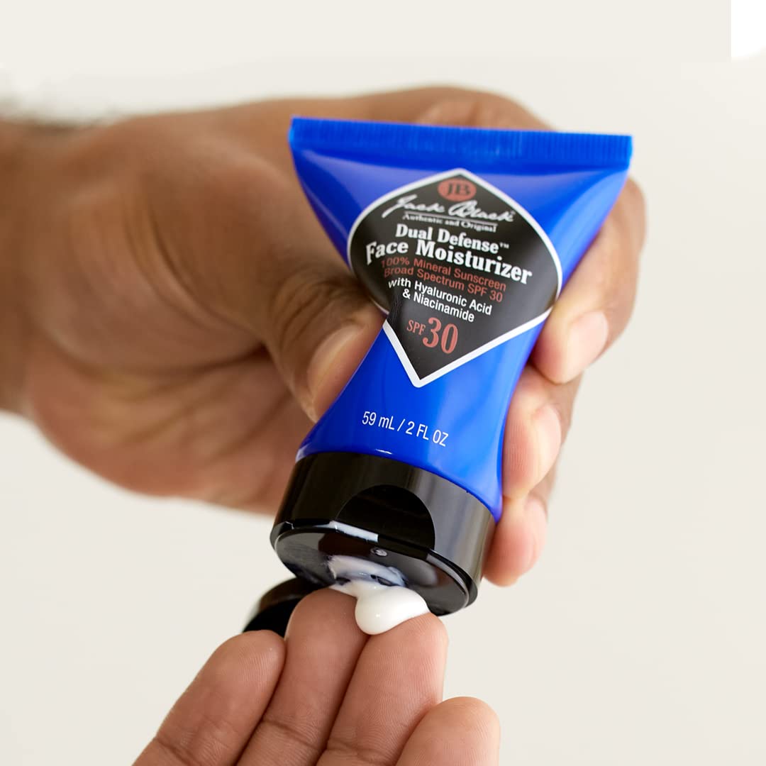 Jack Black Dual Defense™ Face Moisturizer- 100% Mineral Sunscreen Broad-Spectrum Spf 30 : Beauty & Personal Care