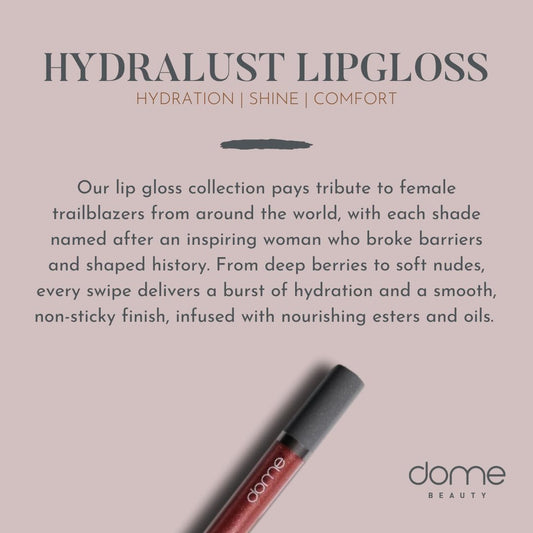 Hydralust Lipgloss - Hydrating Lip Gloss For Glossy Lips, Lightweight, Non-Sticky Formula, Clean Beauty Lip Makeup, Moisturizing Shine, Vegan, Cruelty-Free (Greta, 0.20 Oz)