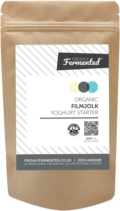 Freshly Fermented – Organic Certified Freeze Dried Yoghurt Starter Culture, Filmjolk