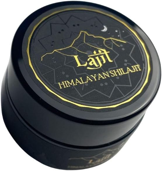 Lajit Gold Grade Himalayan Shilajit Resin - Sourced By Sherpas At 18K Feet - 20 Gram (Purified Gold Grade Resin)