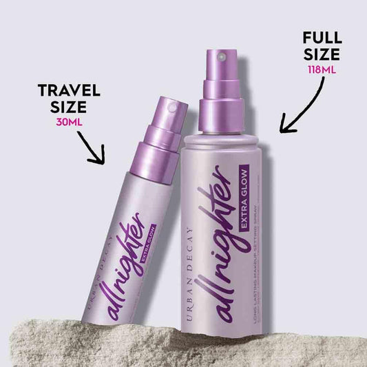 Urban Decay All Nighter Makeup Setting Spray With Extra-Glow Finish, Long-Lasting Fixing Spray for Face, Up to 16 Hour Wear, Vegan Formula*, 118ml : Amazon.co.uk: Beauty