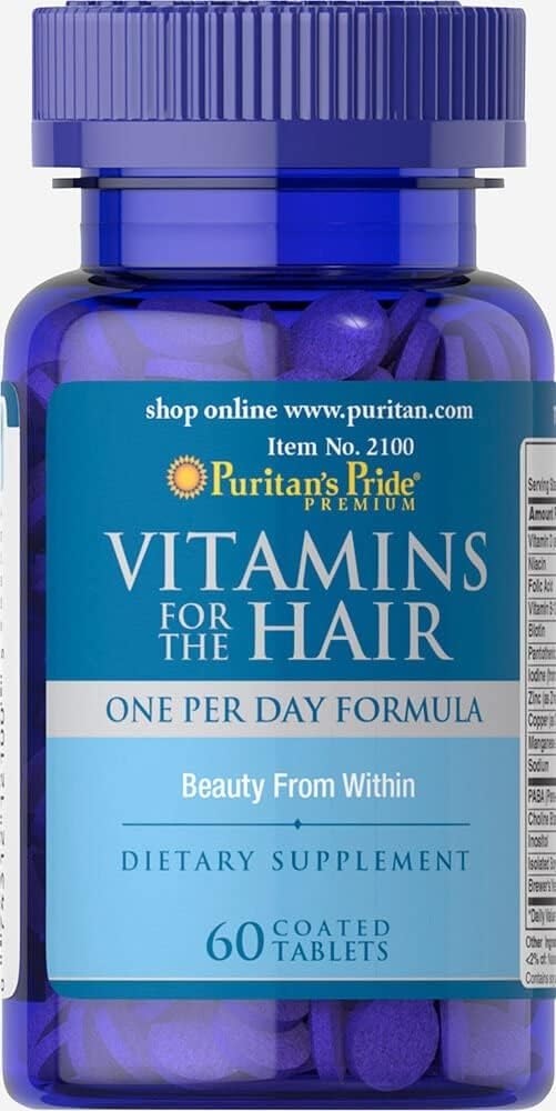 Puritan'S Pride Vitamins For The Hair-60 Coated Tablets